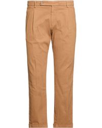 Berwich - Vissuto Camel Pants Cotton, Elastane - Lyst