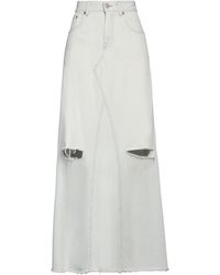 MM6 by Maison Margiela - Denim Skirt - Lyst