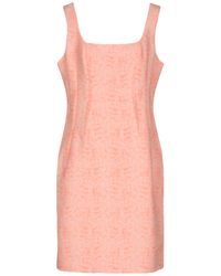 Dior - Coral Midi Dress Cotton, Polyamide, Polyester - Lyst