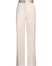 Semicouture - Cream Pants Polyester, Virgin Wool, Elastane - Lyst