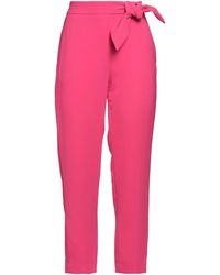 Clips More - Fuchsia Pants Polyester, Elastane - Lyst
