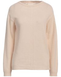 Compagnia Italiana - Cream Sweater Wool, Cashmere - Lyst