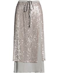 Alysi - Midi Skirts - Lyst