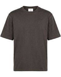 Ami Paris - Charcoal T-Shirt Cotton - Lyst