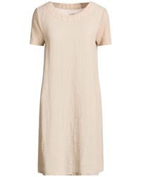 120% Lino - Mini Dress Linen - Lyst