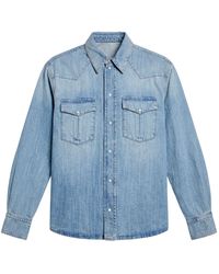 Bally - Denim Shirt Cotton - Lyst
