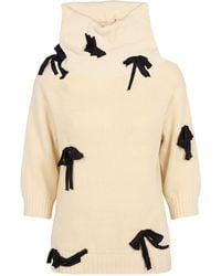 Aniye By - Ivory Turtleneck Cotton, Viscose - Lyst