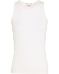 Alysi - Cream Top Viscose, Wool, Elastane - Lyst