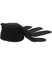 moschino glove hat