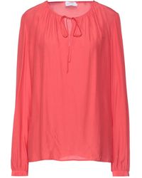 calvin klein red blouse