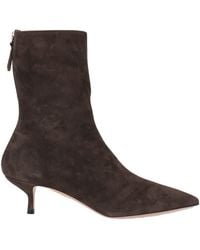 Aquazzura - Chocolate Ankle Boots Leather - Lyst