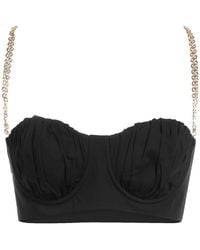 SIMONA CORSELLINI - Top Cotton, Polyamide, Elastane - Lyst