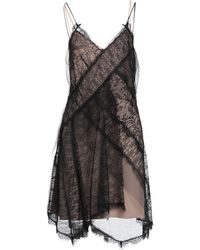 Alberta Ferretti - Mini Dress Polyester, Polyamide, Viscose - Lyst