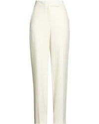 Peserico - Cream Pants Virgin Wool, Viscose, Polyamide, Elastane - Lyst