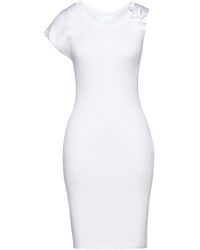 Bevza Short Dress - White