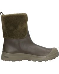 Officine Creative - Ankle Boots Leather, Shearling - Lyst