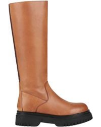 Emanuélle Vee - Tan Boot Leather - Lyst
