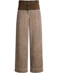 Masnada - Pants Cotton, Polyester, Elastane - Lyst