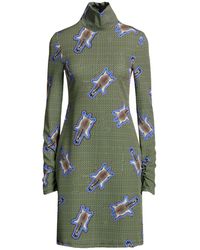 Stella Jean - Mini Dress Polyamide, Elastane - Lyst