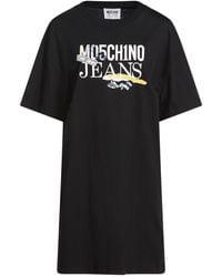 Moschino - Mini Dress Cotton - Lyst