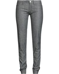 Jacob Cohen - Charcoal Pants Virgin Wool, Polyester, Viscose, Polyamide, Elastane - Lyst