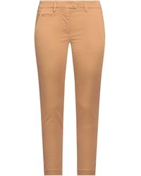 Dondup - Camel Pants Cotton, Elastane - Lyst
