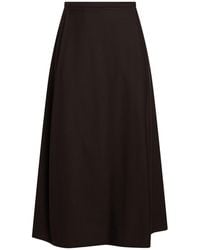 Fabiana Filippi - Midi Skirt Merino Wool, Polyamide, Elastane - Lyst