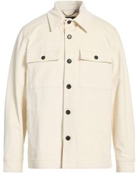Department 5 - Cream Jacket Cotton, Elastane - Lyst