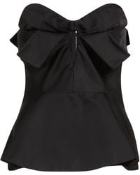 McQueen - Top Polyester, Silk, Polyamide, Acetate - Lyst
