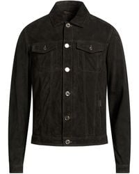 Moorer - Dark Jacket Leather - Lyst