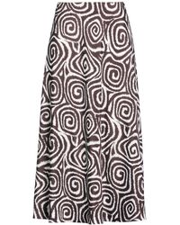 Herno - Jupe Midi - Lyst