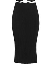Jacquemus - Knit Viscose-Blend Pencil Skirt - Lyst