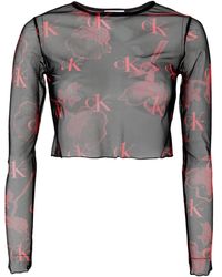 Calvin Klein T-shirts - Schwarz