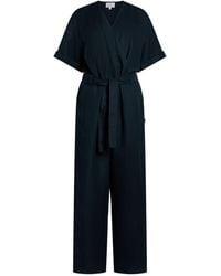 Woolrich - Midnight Jumpsuit Viscose, Linen - Lyst