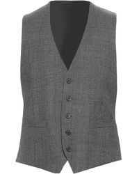 Lardini - Tailored Vest Wool, Elastane - Lyst
