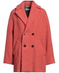 iBlues - Coat Acrylic, Wool, Polyamide, Polyester, Viscose - Lyst