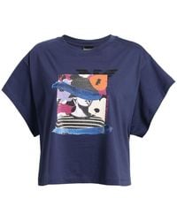 Emporio Armani - T-Shirt Cotton - Lyst