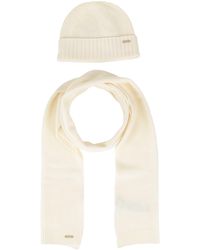 Woolrich - Cream Accessories Set Wool, Polyamide - Lyst