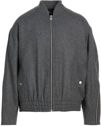 AllSaints - Jacket Polyester, Wool, Acrylic, Polyamide - Lyst