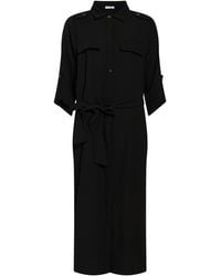 CafeNoir - Midi Dress Polyester, Elastane - Lyst