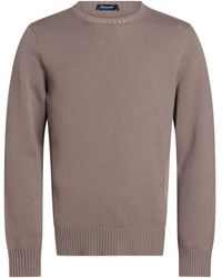 Drumohr - Taupe Sweater Cashmere - Lyst