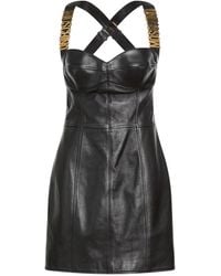 Moschino - Mini Dress Sheepskin - Lyst