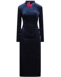 Odi Et Amo - Midi Dress Polyester, Elastane - Lyst