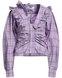 MSGM - Shirt Cotton, Polyester - Lyst