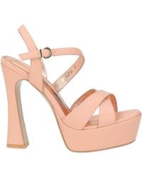 Luciano Barachini - Blush Sandals Leather - Lyst