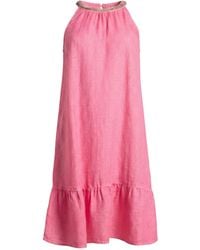 120% Lino - Mini Dress - Lyst