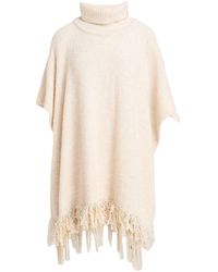 SIMONA CORSELLINI - Cream Cape Acrylic, Polyamide, Wool, Viscose - Lyst