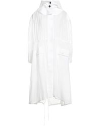 Ferragamo - Overcoat & Trench Coat Silk, Polyamide, Cotton - Lyst