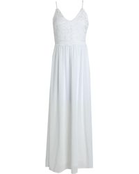 Vila Long Dress - White