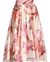 Stella Jean - Midi Skirt Polyester - Lyst